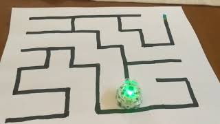 Ozobot Bit, going through a maze.