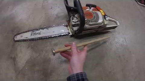 Amazing Chainsaw Hack!