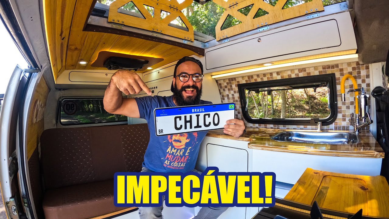 MARAVILHOSA! - Tour na KombiHome CHICO - A mais BONITA já feita na TOCA da Philomena.