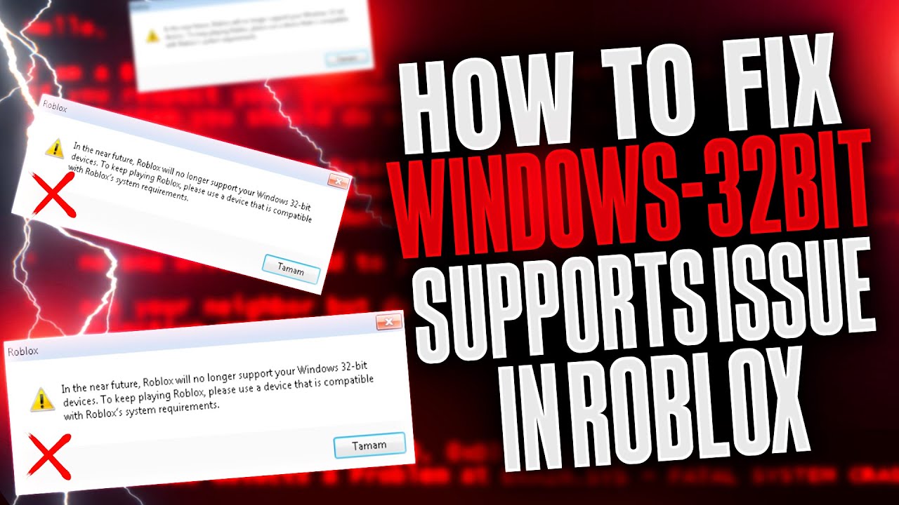 Roblox No Longer Support 32 Bit: How to Fix Roblox No Longer Support 32 Bit  (FIXED) 