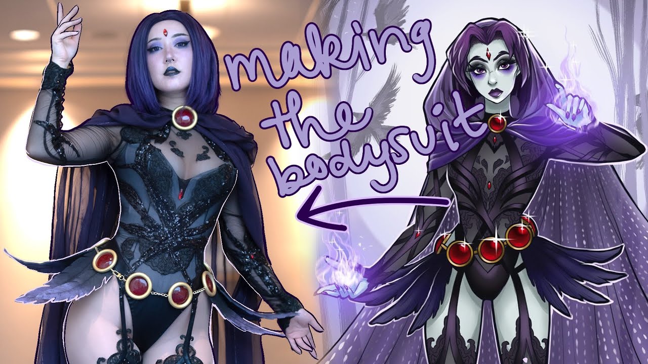 Making the Bodysuit for my Raven Cosplay