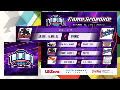 throwdown-basketball-league-|-lemarel-panthers-vs-rookies-15u|-game-hightlights-|-liga-serye-2019
