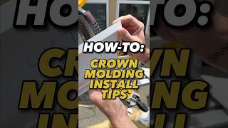 HOW-TO: EASILY Install Crown Molding with our Home Hacks!!