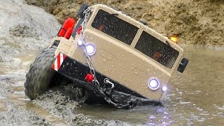 BIGGEST RC ADVENTURE 2019! HEAVY RAIN AND MUD FOR THE MAZ 537BC8 & THE MAN