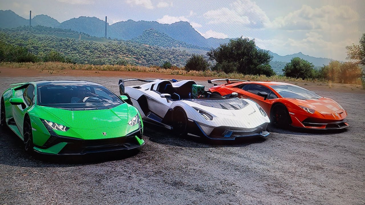 Forza Horizon 5 drag race Lamborghini Huracan Tecnica Vs
