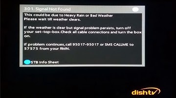 301 Signal Not Found Error