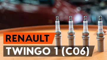 Hvordan bytte tennplugger der på RENAULT TWINGO 1 (C06) [AUTODOC-VIDEOLEKSJONER]
