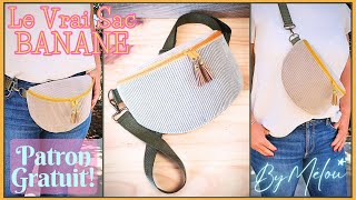 Easy #DIY Tutorial with Free Pattern: Sew the Real Fanny Pack BY MÉLOU 🥰