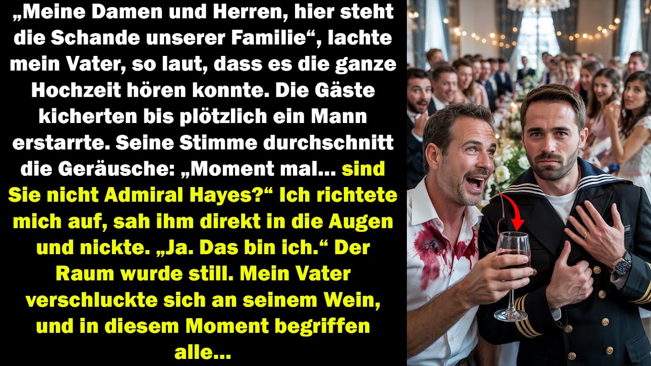 Mein Vater verspottete mich als Schande der Familie, bis alle erfuhren, dass ich Admiral Hayes bin