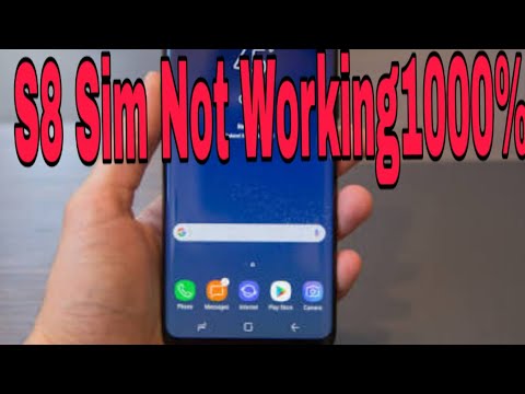 Samsung s8 SIM not working  Samsung s8 no SIM Solutions 5 minutes1000%