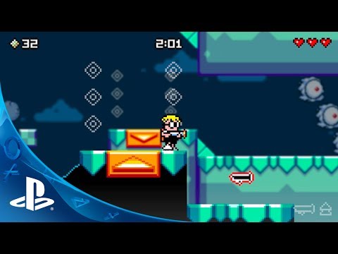 Mutant Mudds Deluxe on PS3 and PS Vita