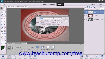 Photoshop Elements 12 Tutorial Creating New Layers Adobe Training Lesson 10.3