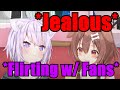 Korone&#39;s Jealous Of Okayu Flirting With Her Fans【Hololive | Eng Sub】