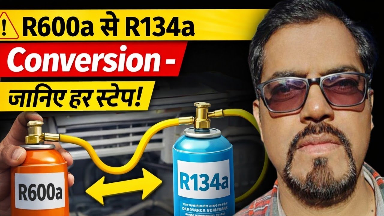 ⚠️ R600a से R134a Conversion – जानिए हर स्टेप!Deep Freezer में Compressor बदलें – Step by Step