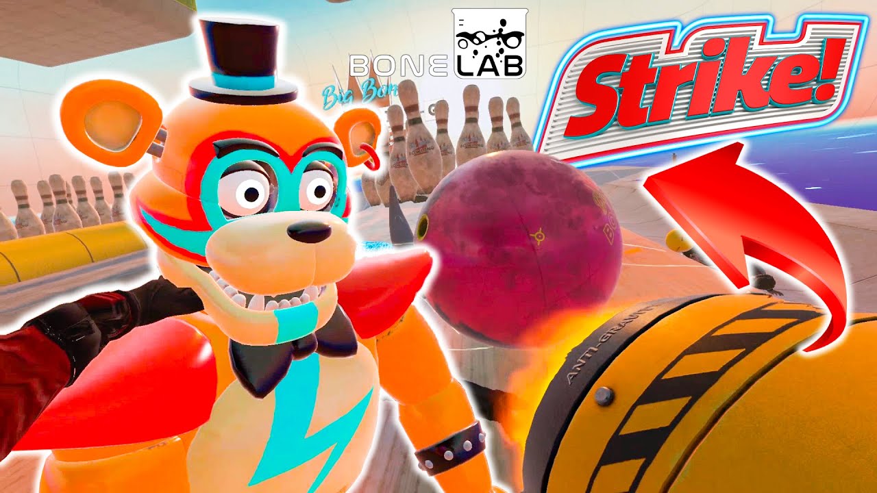 DEADPOOL PLAY BOWLING with FREDDY from FNAF in BoneLab! - YouTube