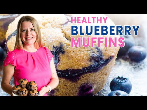 Blueberry Muffins made with Pure Via Stevia - Noshing With the Nolands