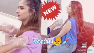 Alishba anjum jannat mirza vaccine video /Nimramughal