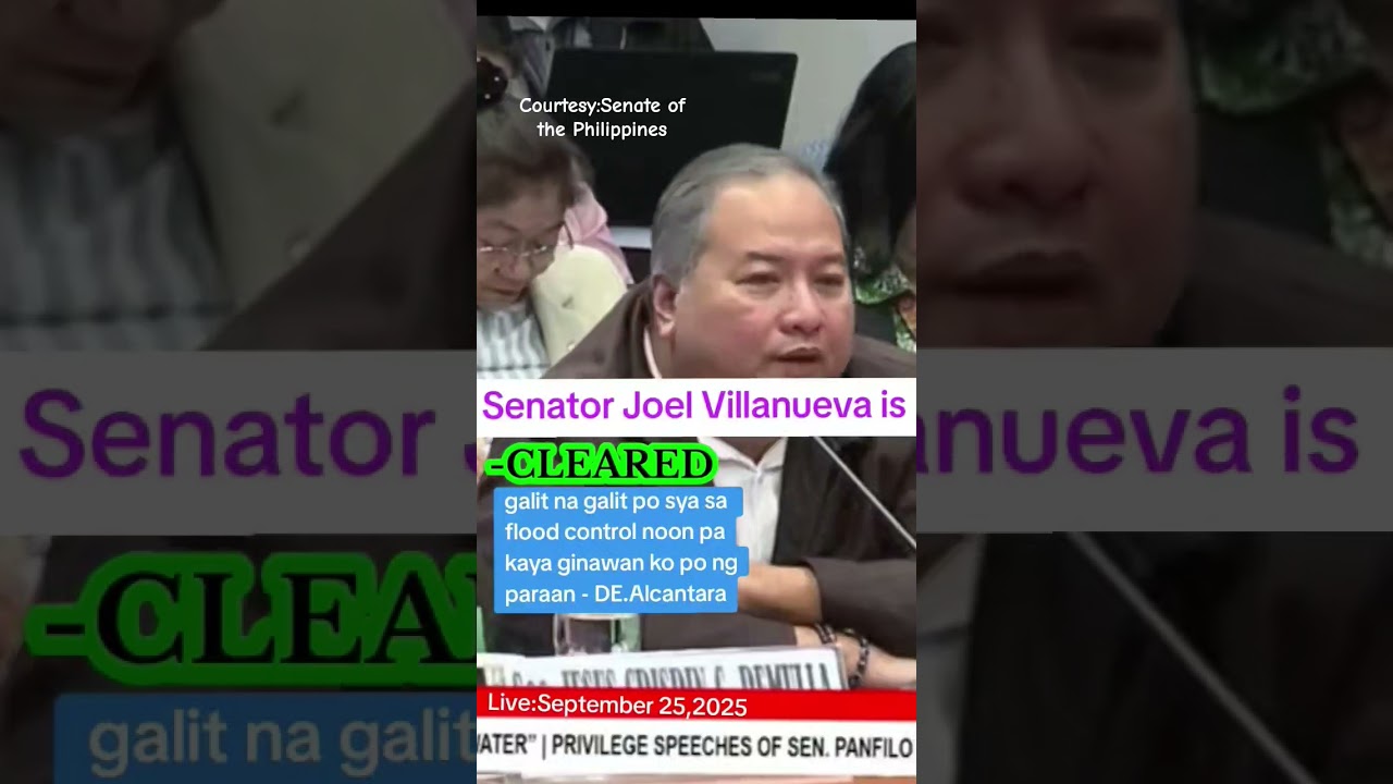 Senate Hearing / flood control corruptions! 