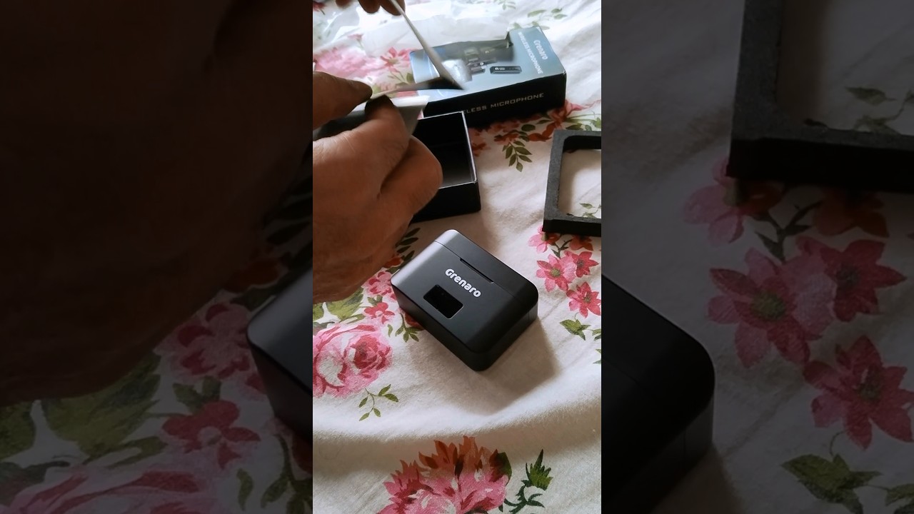 Grenaro wireless mic unboxing and review