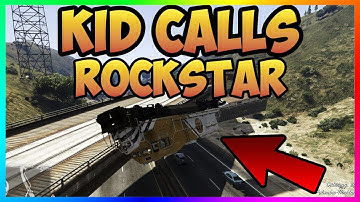 GTA 5 Online: "MOD MENU TROLLING" - KID CALLS ROCKSTAR GAMES (GTA 5 FUNNY MODS)