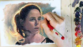 Oil Painting Portrait Time Lapse | &quot;Kat&quot; | +quick art chat