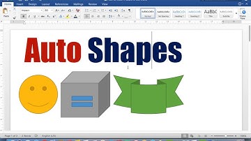 How to Insert AutoShapes in Ms word| Work with Auto Shapes| Ms word 2016/2007