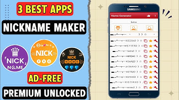 3 Best Nickname Maker Gamers Apps For Android 2024