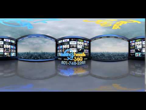 360 degree Virtual Studio made in After Effects with Element 3d and Skybox