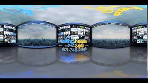 360 degree Virtual Studio made in After Effects with Element 3d and Skybox