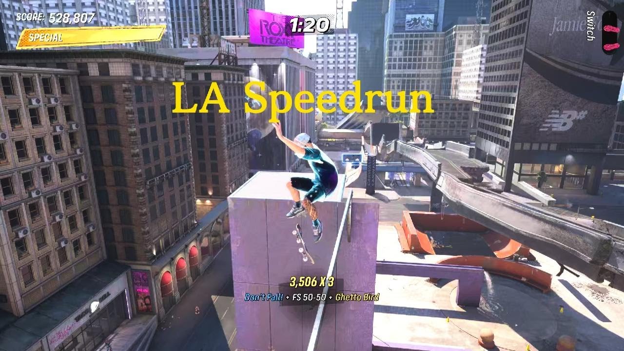 Tony Hawk's Pro Skater 3 + 4 LA Speedrun