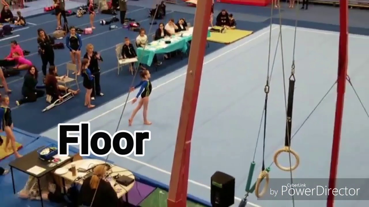 1st level 4 gymnastics meet Rayven The Gymnast YouTube