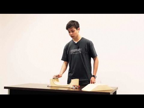 Comment la transition sur la rampe Fingerboard | fingerboarding