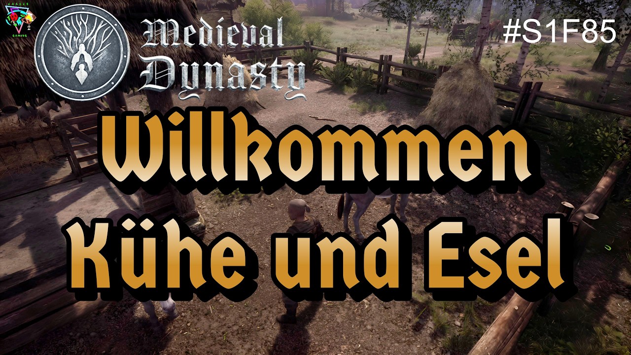 Willkommen Kühe und Esel | Medieval Dynasty