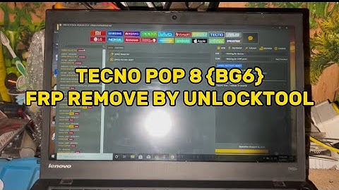 TECNO POP 8 FRP BYPASS UNLOCKTOOL /  BG6 128+4 GB At GOOGLE ACCOUNT REMOVE WITH UNLOCK TOOL. @2024