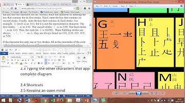 五笔字型 Typing Chinese with WuBi, Video 1, lesson for beginners