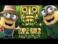 Despicable Me 2 Minion Rush Vs Temple Run 2 Lost Jungle Full Gameplay HD 