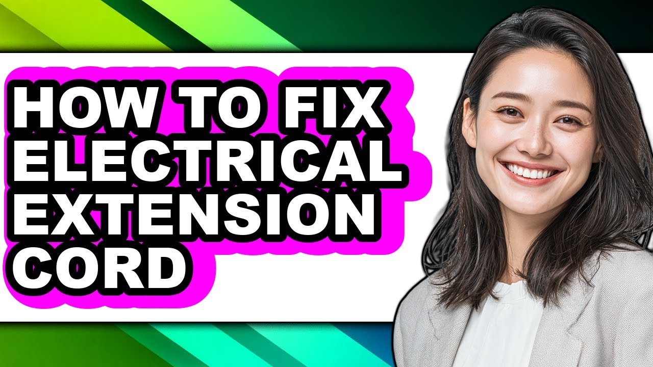 How to Fix Electrical Extension Cord (only Way) - YouTube