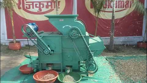 Groundnut Decorticator With Grader System