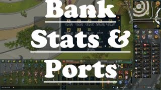Runescape 3 | Joshs Bank, Stats & Ports