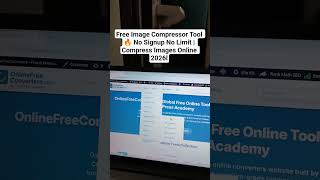 Free Image Compressor Tool 🔥 No Signup No Limit | Compress Images Online 2026