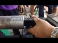 Briquette machine  diesel engine driven  by thai sumi company thailand