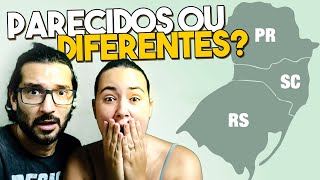 Diferenças entre os ESTADOS do SUL do Brasil