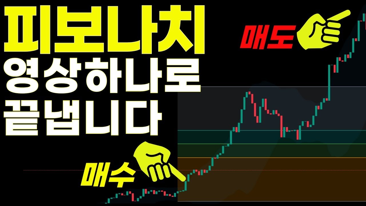 피보나치 되돌림 세팅방법 단타활용법