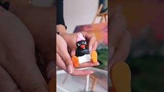 Diy Pingu Figurine Polymer Clay