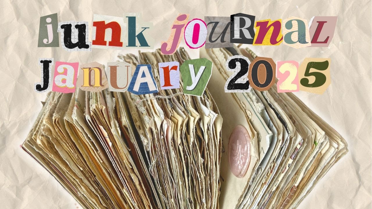Junk Journal January 2025! 🌟 Journaling prompts & creator