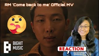 RM 'Come back to me' Official MV reaction by Indian Tamil girl #wprp #rm #comebacktome