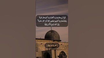 سورة الأنفال الآية ٤٣ و ٤٤ بصوت الشيخ محمد صديق المنشاوي