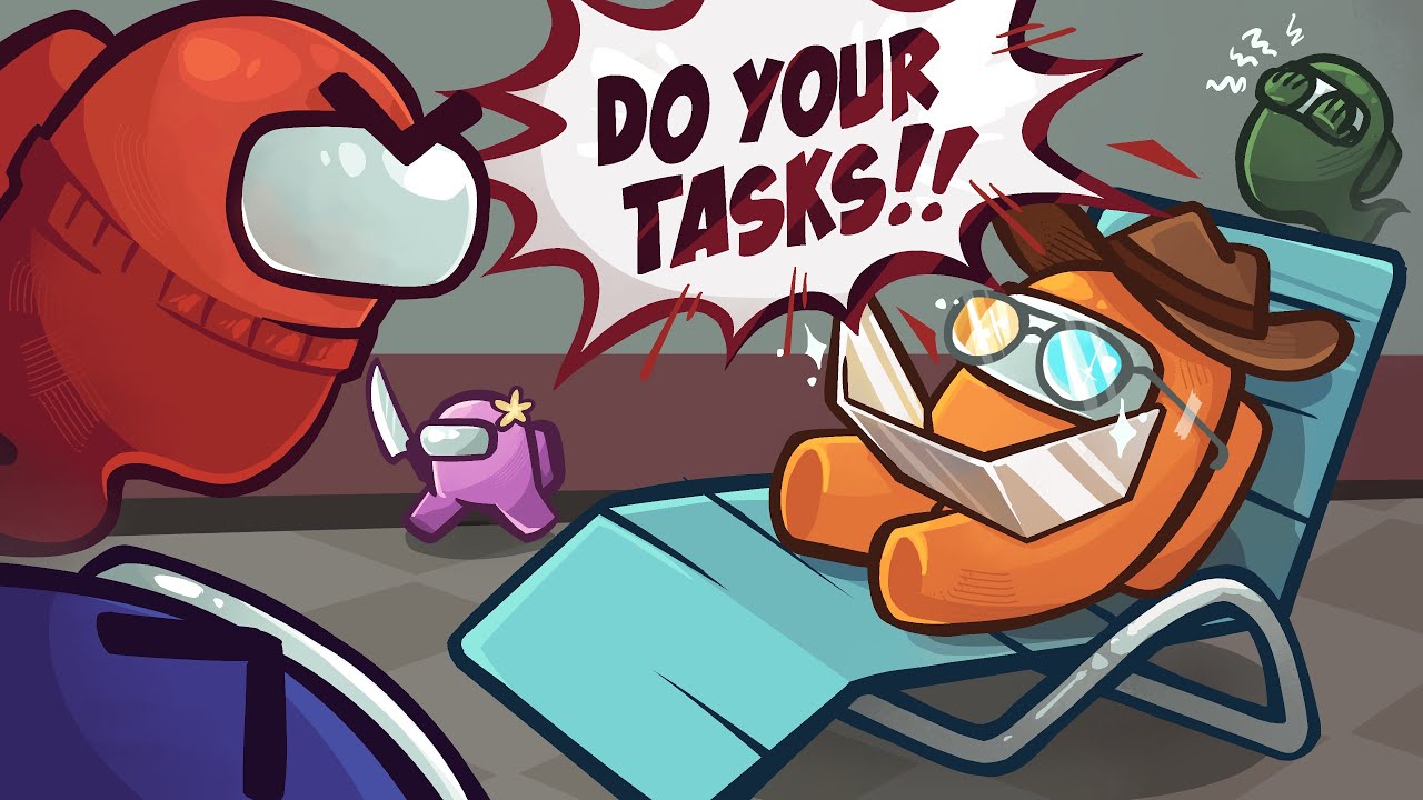 Among Us 3D But Scar Won't Do His Tasks