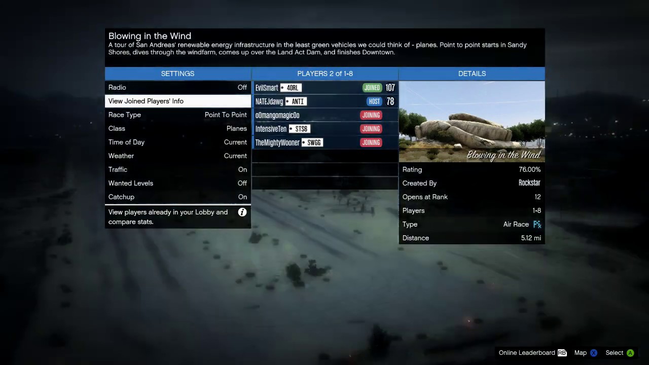 Gta Land Races 2014 05 21 09 32 09 - GTA Online - Land Race - The Commute results ...