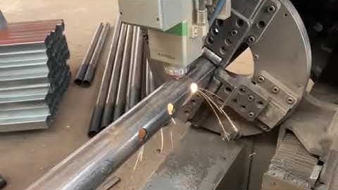 TSX scaffold prop puch hole and cut in laser